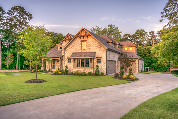 exterior of a luxury home